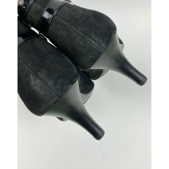 *Sofft Belvedere Black Suede Ankle Booties Boots Womens US 10 EU 42 Zip Comfort - Picture 5 of 9